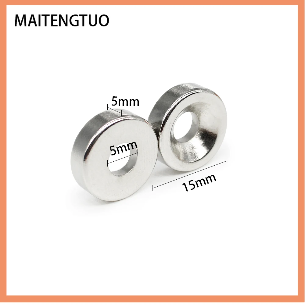 5/10/15/20/30/50PCS 15x5-4 Disc Search Magnet 15*5 mm Hole 5 mm Round Countersunk Permanent Neodymium Magnet 15x5-4mm N35 15*5-5
5/10/15/20/30/50PCS 15x5-4 Disc Search Magnet 15*5 mm Hole 5 mm Round Countersunk Permanent Neodymium Magnet 15x5-4mm N35 15*5-5