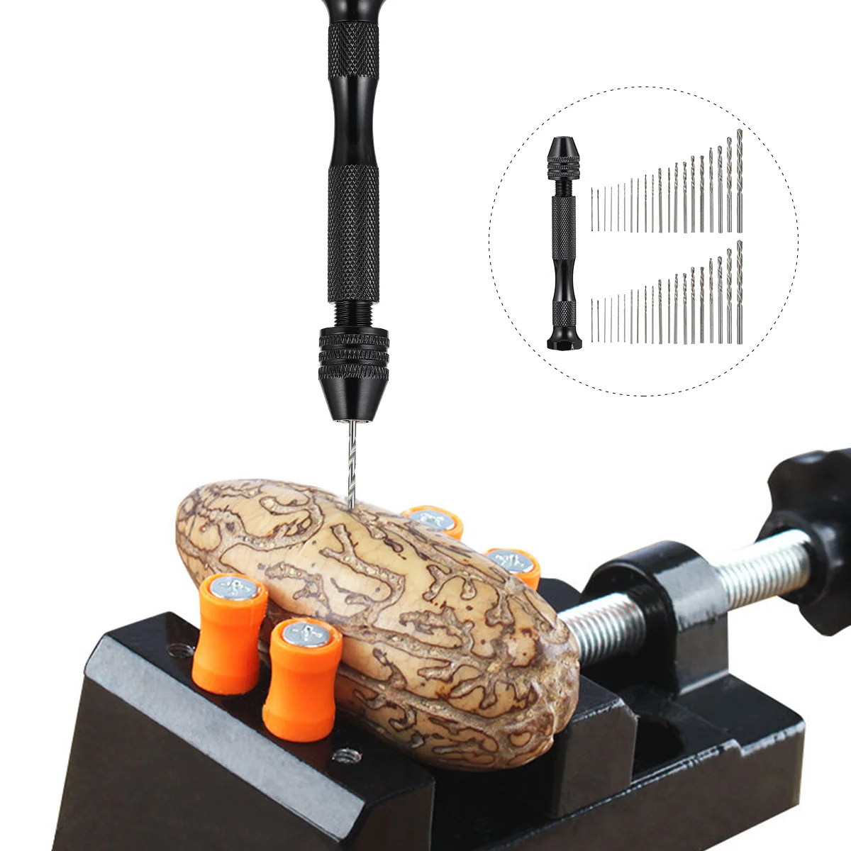 Hand-Held Drill Tools Clay Tool Drill Bit Set Hand Drill Square Hole Drill Resin Carbon Steel Jewelry Drill Hand Drill Bits
Hand-Held Drill Tools Clay Tool Drill Bit Set Hand Drill Square Hole Drill Resin Carbon Steel Jewelry Drill Hand Drill Bits