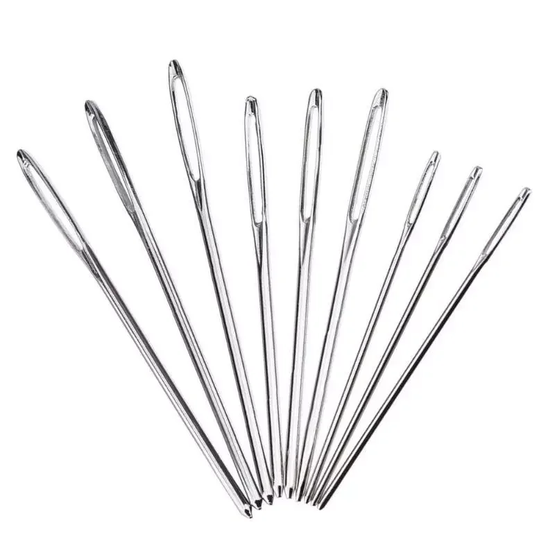 9 PCS Large Eye Blunt Sewing Needles Cross Stitch Knitting Needle Handmade Leather Embroidery Thread Needle Sewing Accessories
9 PCS Large Eye Blunt Sewing Needles Cross Stitch Knitting Needle Handmade Leather Embroidery Thread Needle Sewing Accessories