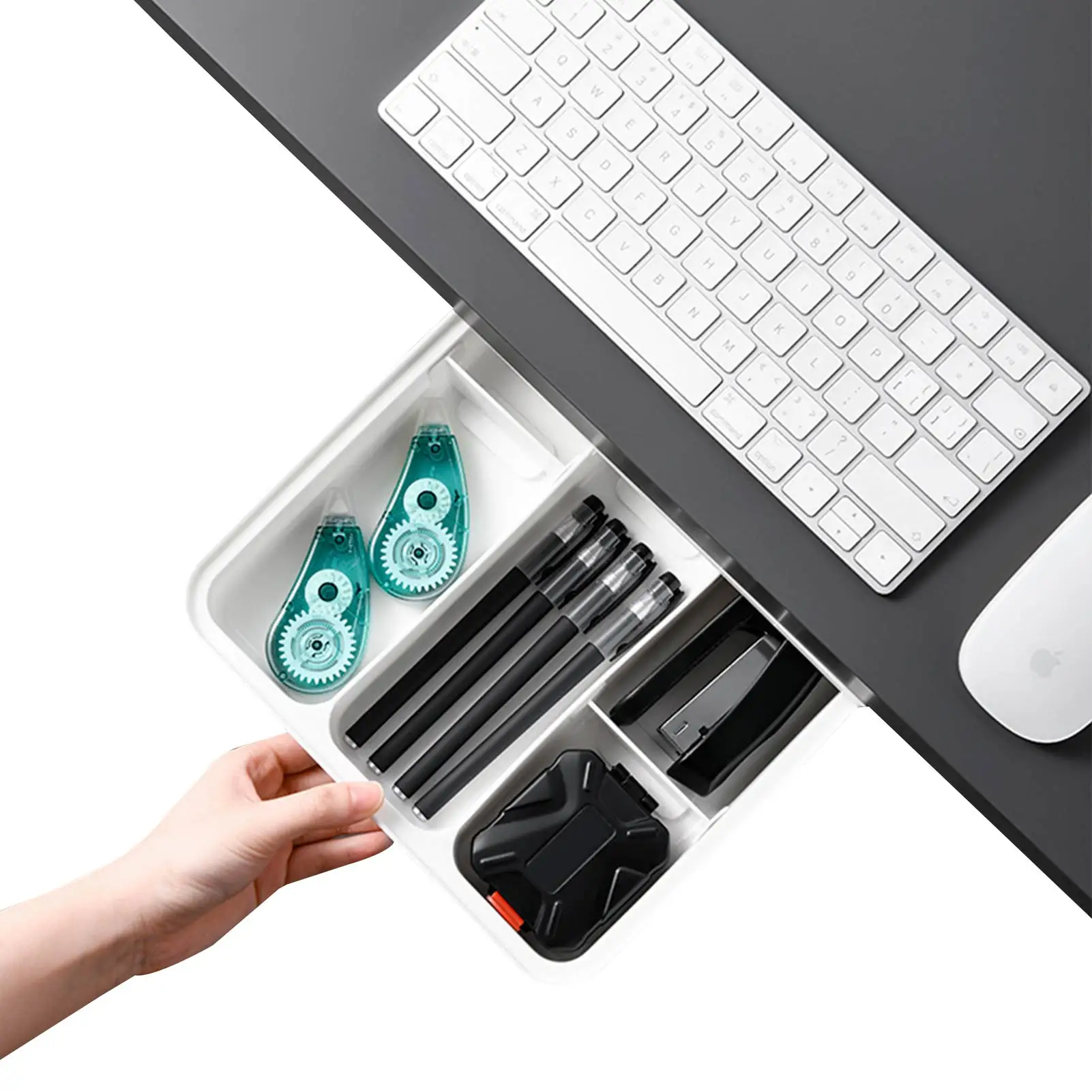 Under Desk Storage Box Invisible Drawer Storage Box Paste Type Finishing Box Student Bedroom Desktop Creative Stationery Box
Under Desk Storage Box Invisible Drawer Storage Box Paste Type Finishing Box Student Bedroom Desktop Creative Stationery Box