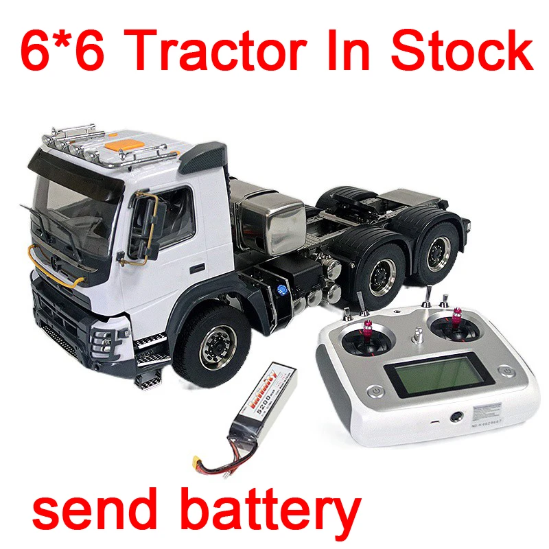 Tamiya 1/14 6*6 Battery Full Metal Tractor Model Full Drive Heavy Trailer Chassis Differential Lock Axle Tractor Model Toy
Tamiya 1/14 6*6 Battery Full Metal Tractor Model Full Drive Heavy Trailer Chassis Differential Lock Axle Tractor Model Toy