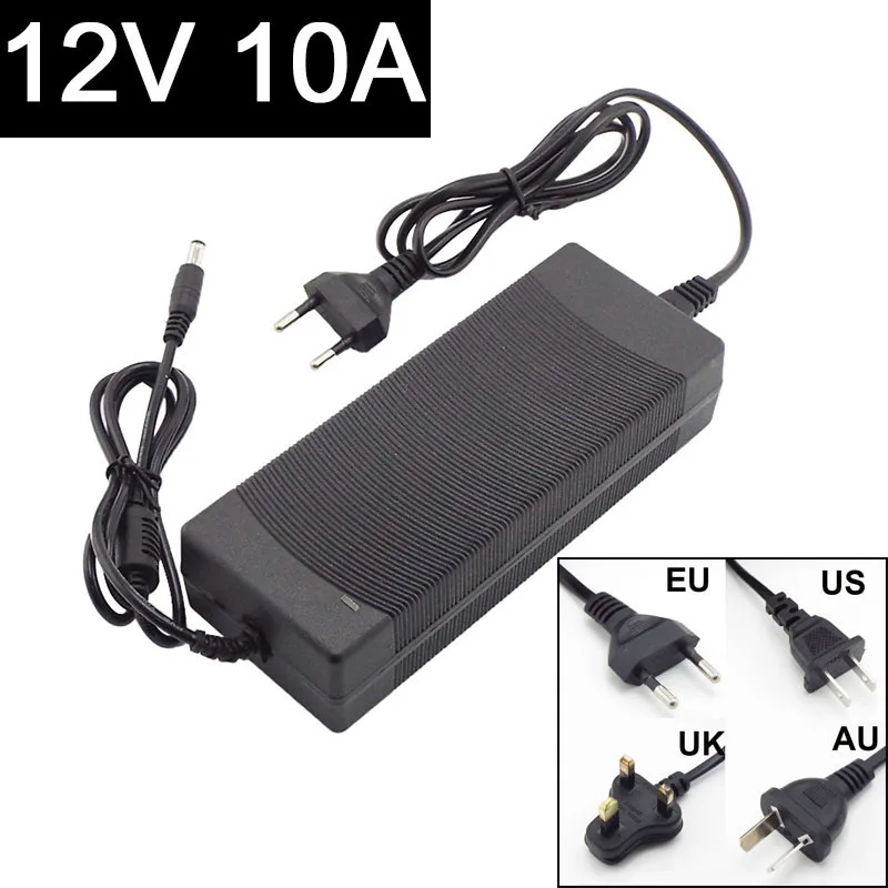 12V 10A AC 110V 220V to DC 12V 10A Adapter Power Supply Converter charger switch Led Transformer Charging 24volt Universal J1
12V 10A AC 110V 220V to DC 12V 10A Adapter Power Supply Converter charger switch Led Transformer Charging 24volt Universal J1