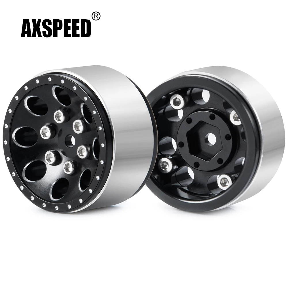 AXSPEED Metal Micro 1.0inch Beadlock Wheel Rims Hubs for Axial SCX24 90081 Deadbolt AXI00001 AXI00002 AXI00005 1/24 RC Car Truck
AXSPEED Metal Micro 1.0inch Beadlock Wheel Rims Hubs for Axial SCX24 90081 Deadbolt AXI00001 AXI00002 AXI00005 1/24 RC Car Truck