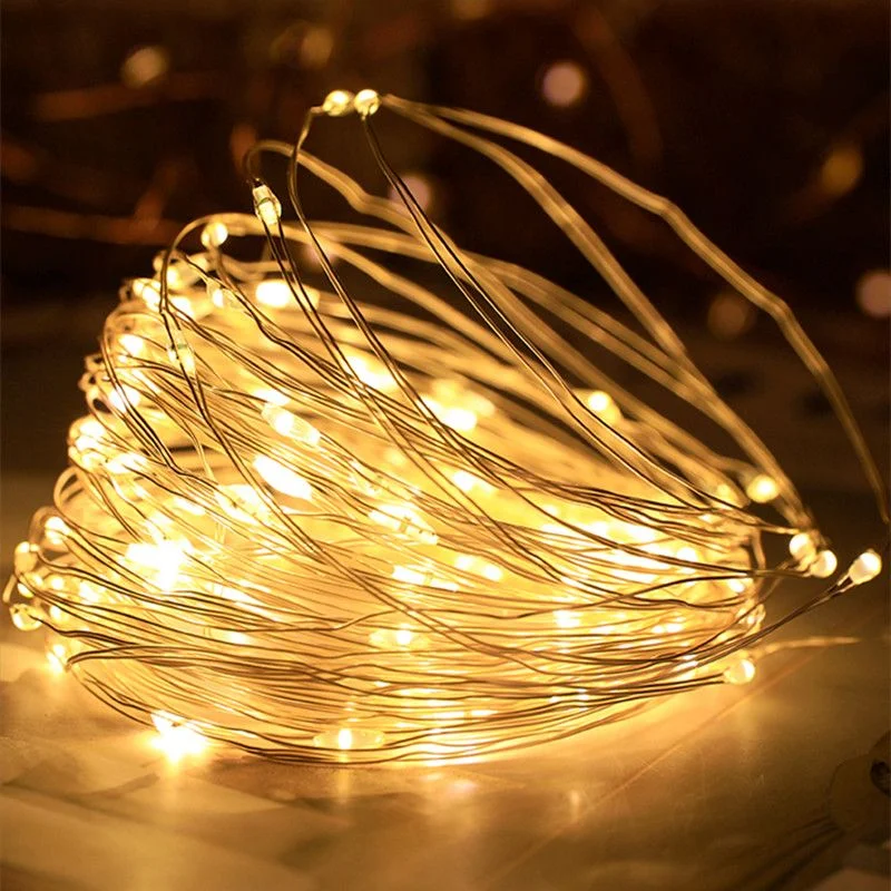 Fairy Light for Home Decoration 1m/2m/3m/5m/10m Battery Christmas Wedding Decor Copper Wire Light Garland LED Party String Light
Fairy Light for Home Decoration 1m/2m/3m/5m/10m Battery Christmas Wedding Decor Copper Wire Light Garland LED Party String Light