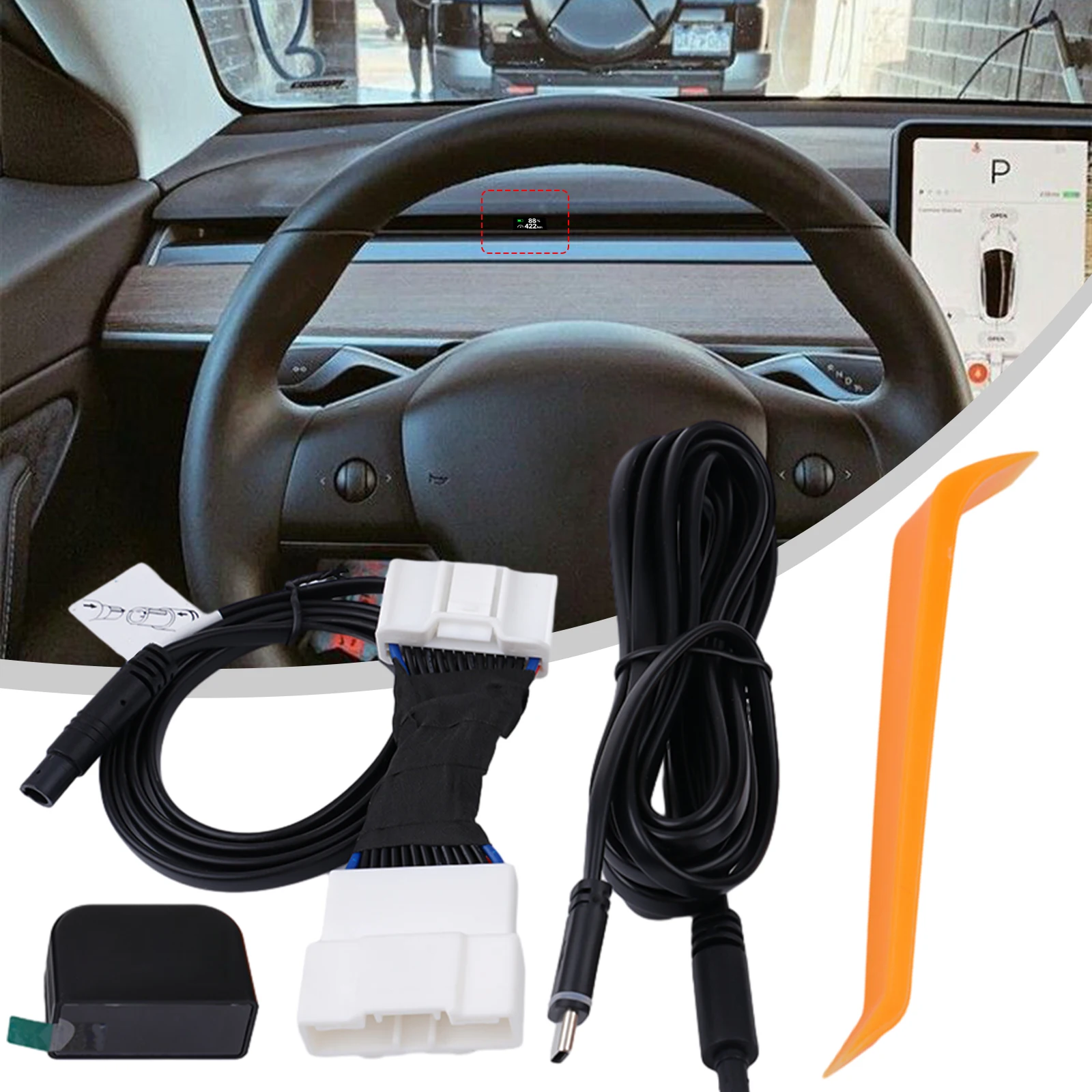 High Quality Car Electronics Accessories Head-up Display HUD Speedometer Dual Display Mode Front LED Display+ABS
High Quality Car Electronics Accessories Head-up Display HUD Speedometer Dual Display Mode Front LED Display+ABS