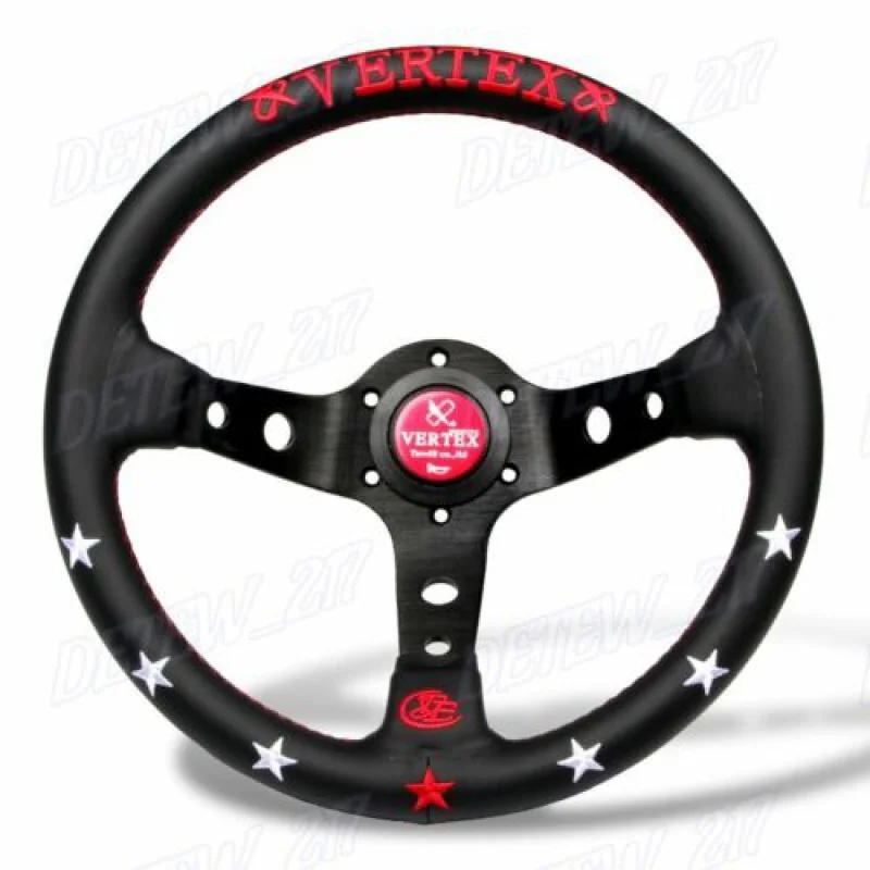 7stars 330mm Vertex Leather Deep Dish Steering Wheel Red Stitch For OMP MOMO Rac
7stars 330mm Vertex Leather Deep Dish Steering Wheel Red Stitch For OMP MOMO Rac