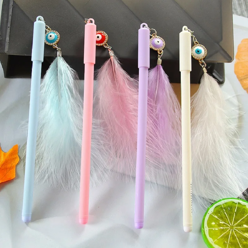 4Pcs/Set Gel Pen Kawaii Feather Pendant Neutral Pens for School Gift Writing Office Supplies Stationery Novelty Gift
4Pcs/Set Gel Pen Kawaii Feather Pendant Neutral Pens for School Gift Writing Office Supplies Stationery Novelty Gift