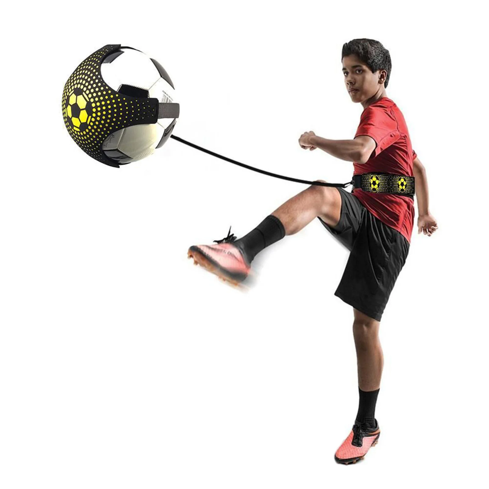 Football Trainer With Adjustable Belt Soccer Kick/Volleyball Trainer Football Kicking Practice Soccer Training Equipment Fits
Football Trainer With Adjustable Belt Soccer Kick/Volleyball Trainer Football Kicking Practice Soccer Training Equipment Fits