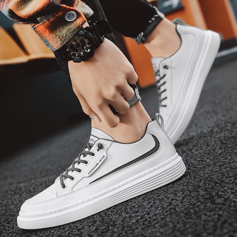 Male Shoes Men White Sneakers Increased Sports Board Shoes Casual Trend Trainer Fashion Breathable Walking Loafers
Male Shoes Men White Sneakers Increased Sports Board Shoes Casual Trend Trainer Fashion Breathable Walking Loafers