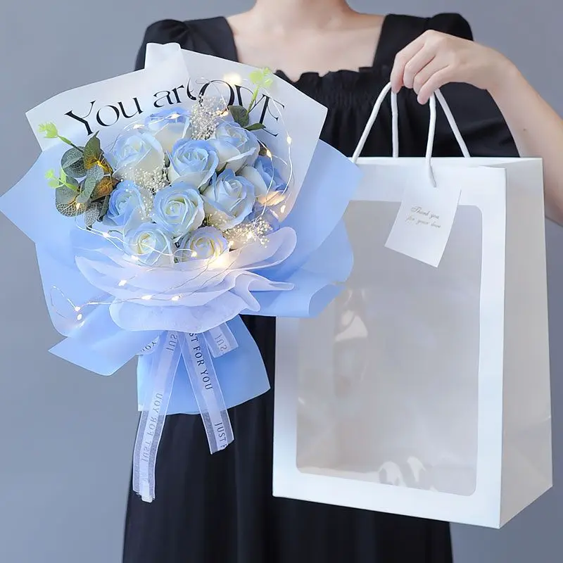 1 Bunch/11heands Artificial Soap Rose Flower Bouquet with Light String Realistic Roses for Wedding Mother Days Gift Home Decor
1 Bunch/11heands Artificial Soap Rose Flower Bouquet with Light String Realistic Roses for Wedding Mother Days Gift Home Decor