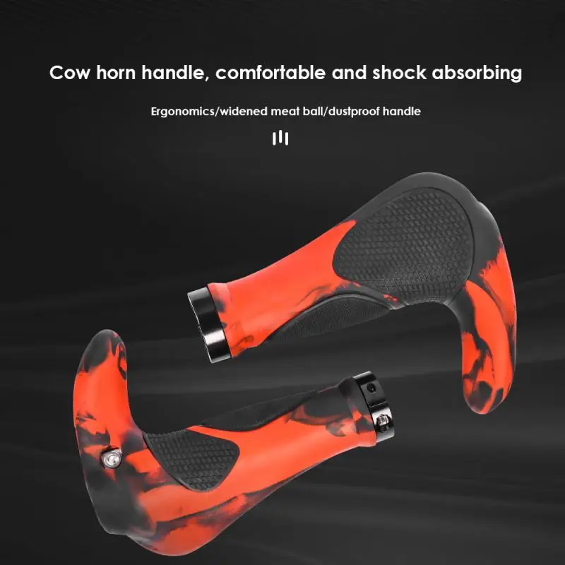 Rubber Bicycle Grips Ergonomic rubber locking aluminum alloy meat ball dead fly pair handle ciclismo Bicycle accessories
Rubber Bicycle Grips Ergonomic rubber locking aluminum alloy meat ball dead fly pair handle ciclismo Bicycle accessories