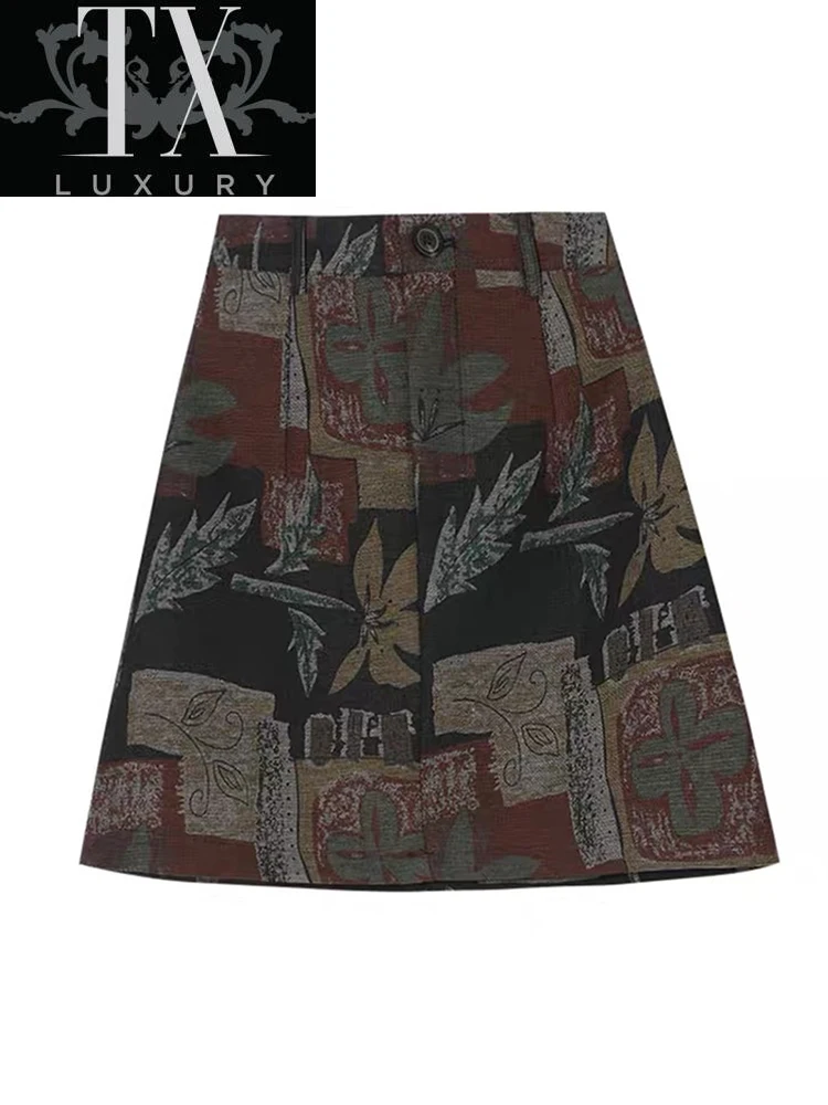Woman Short Vintage Printed High Waist SlimY2k Cute Party A-line Jupe French Fashion All-Match Office Lady Mini Skirts
Woman Short Vintage Printed High Waist SlimY2k Cute Party A-line Jupe French Fashion All-Match Office Lady Mini Skirts