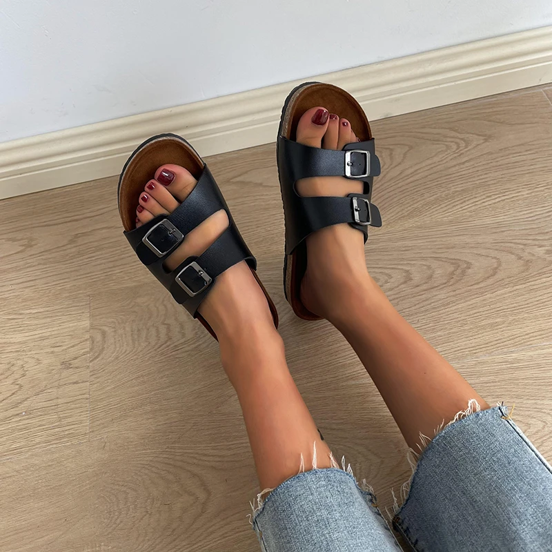 Summer Women/Men All-Match Cork Casual Slippers Ladies Non Slip Big Size Flip Flops Couples Beach Fashion Slides Outdoor Sandals
Summer Women/Men All-Match Cork Casual Slippers Ladies Non Slip Big Size Flip Flops Couples Beach Fashion Slides Outdoor Sandals