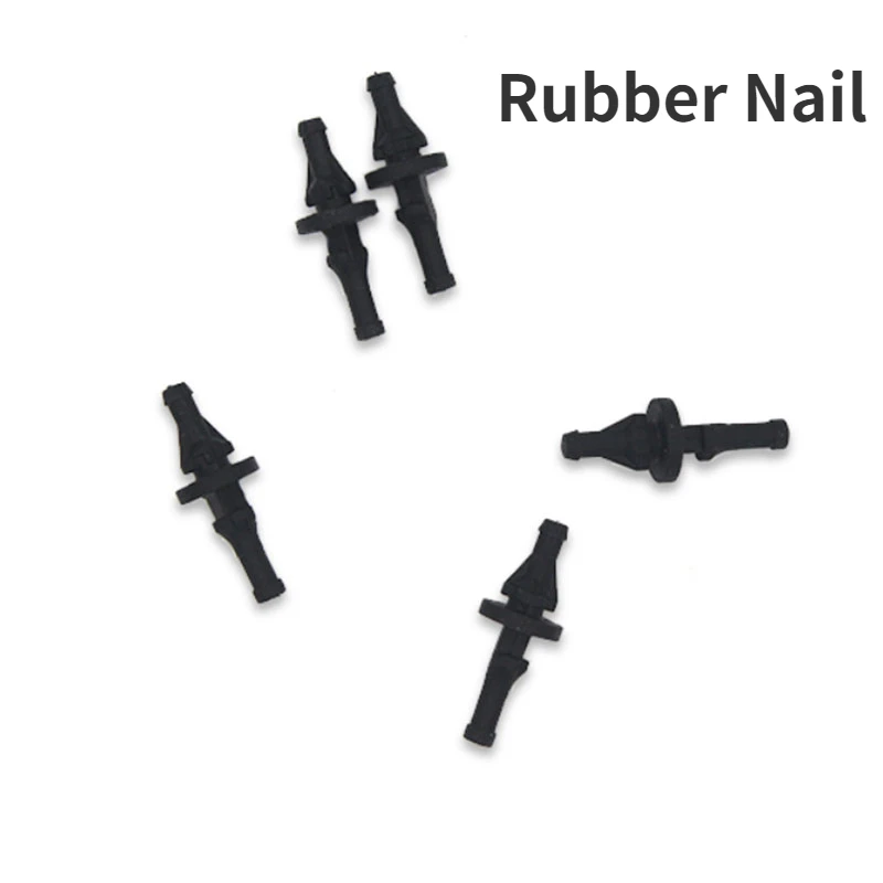 

4/8/50pcs Desktop Chassis Fan Damping Rubber Nail Hand Pull Rubber Nail Shockproof Long and Short Rubber Nails Silicone Screw
