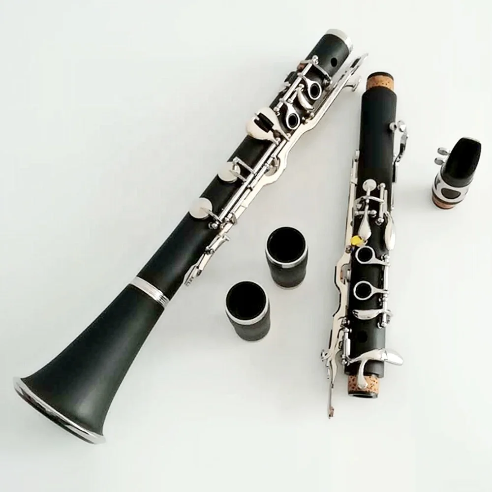 Professional bakelite clarinet G tone German style 18 keys G clarinet
Professional bakelite clarinet G tone German style 18 keys G clarinet