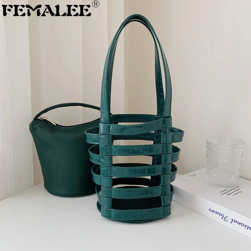 Ажурные женские дизайнерские сумки-ведра на плечо, композитная Сумка-тоут в форме бочонка, Женская Ручная сумка 2022, роскошные женские кошел...
Ажурные женские дизайнерские сумки-ведра на плечо, композитная Сумка-тоут в форме бочонка, Женская Ручная сумка 2022, роскошные женские кошел...