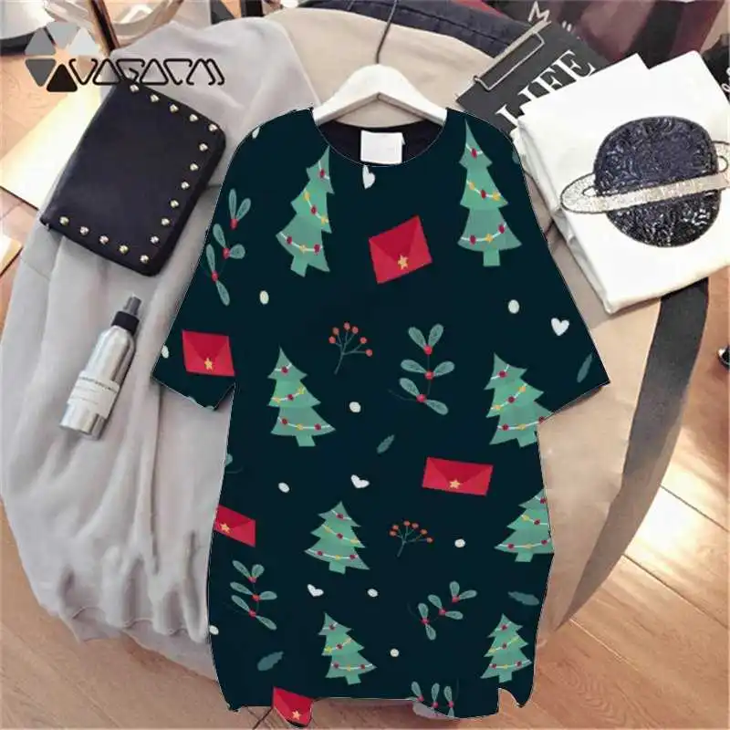 Green Dress Xmas Tree Gift Funny Print Mini Sexy Summer Women's Party Dress O Neck Leisure Dresses Vestidos Short Sleeve Clothes
Green Dress Xmas Tree Gift Funny Print Mini Sexy Summer Women's Party Dress O Neck Leisure Dresses Vestidos Short Sleeve Clothes