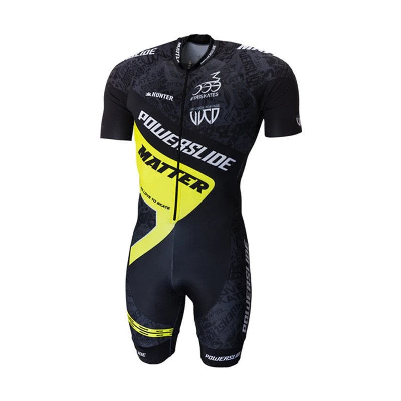 Powerslide roller skating suit jumpsuit outdoor sports triathlon Lycra production tights riding running multi-function 
Powerslide roller skating suit jumpsuit outdoor sports triathlon Lycra production tights riding running multi-function