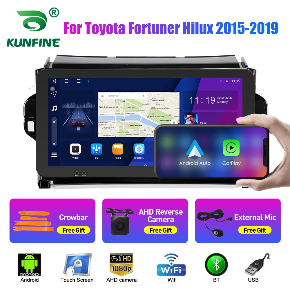 Автомобильный радиоприемник 10,33 дюйма для Toyota Fortune 15-19 2Din Android Восьмиядерный автомобильный стерео DVD GPS навигатор плеер QLED экран Carplay
Автомобильный радиоприемник 10,33 дюйма для Toyota Fortune 15-19 2Din Android Восьмиядерный автомобильный стерео DVD GPS навигатор плеер QLED экран Carplay