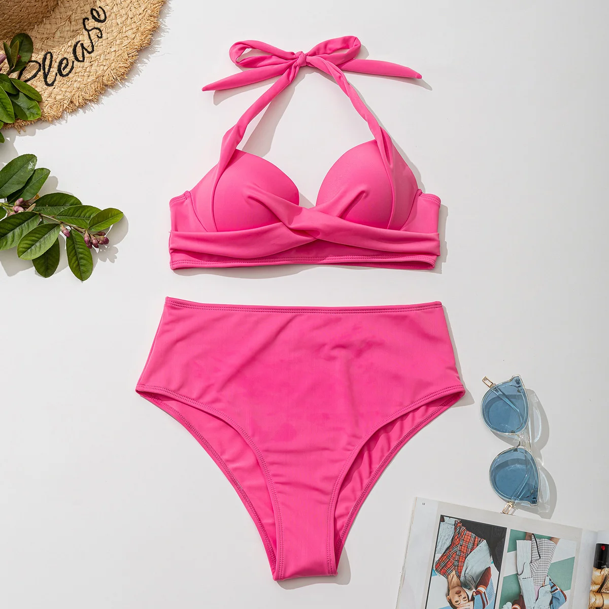 2022 New Swimwear Women Bikinis Swimsuit Leaf Print And Solid Bathing Suits Biquini Tropical Beachwear For Lady Vacation
2022 New Swimwear Women Bikinis Swimsuit Leaf Print And Solid Bathing Suits Biquini Tropical Beachwear For Lady Vacation