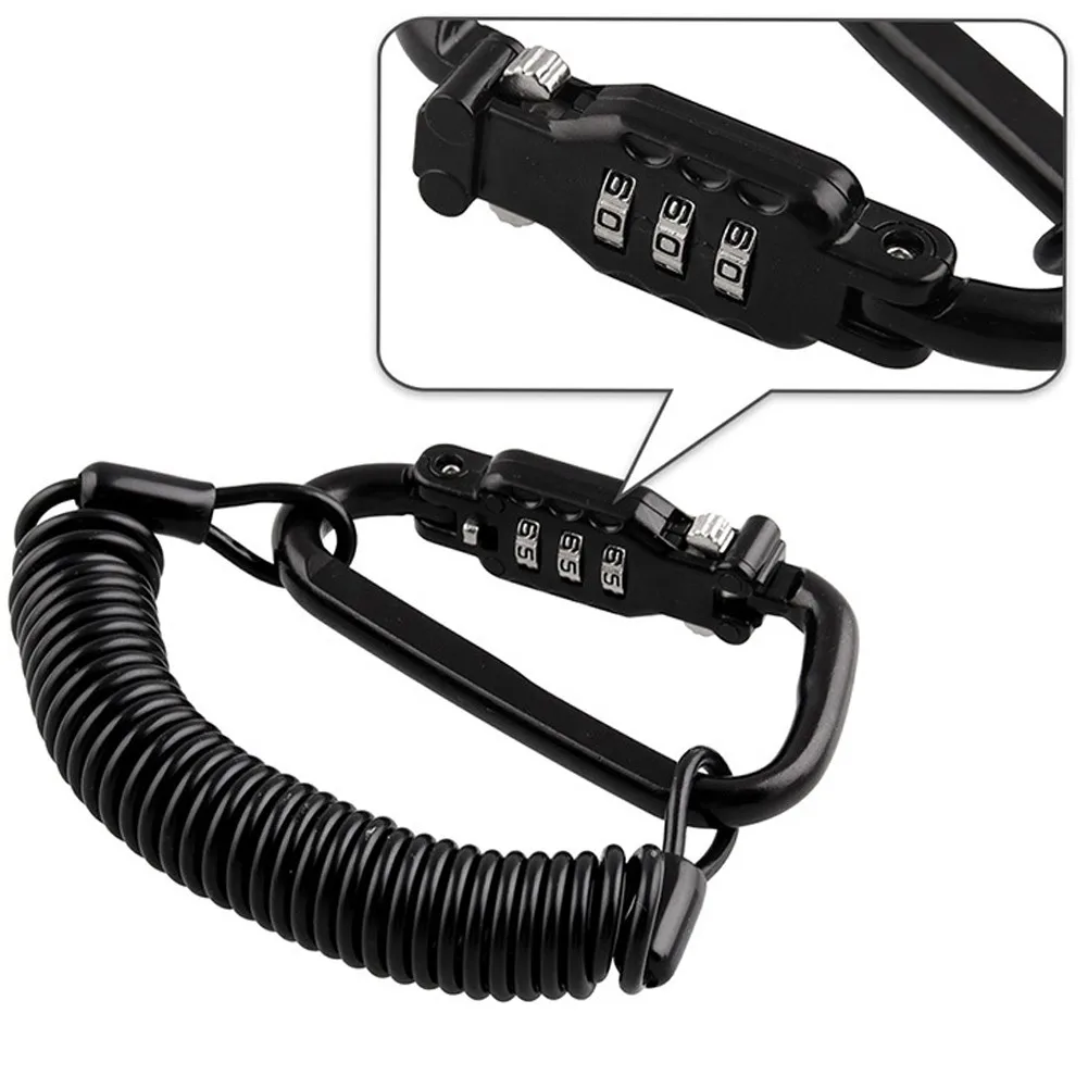 Sport Helmet Lock Combination Lock Anti-theft Compact Helmet Motorcycle Parts 1800MM 1pcs Replacement Rope Lock Device Universal
Sport Helmet Lock Combination Lock Anti-theft Compact Helmet Motorcycle Parts 1800MM 1pcs Replacement Rope Lock Device Universal