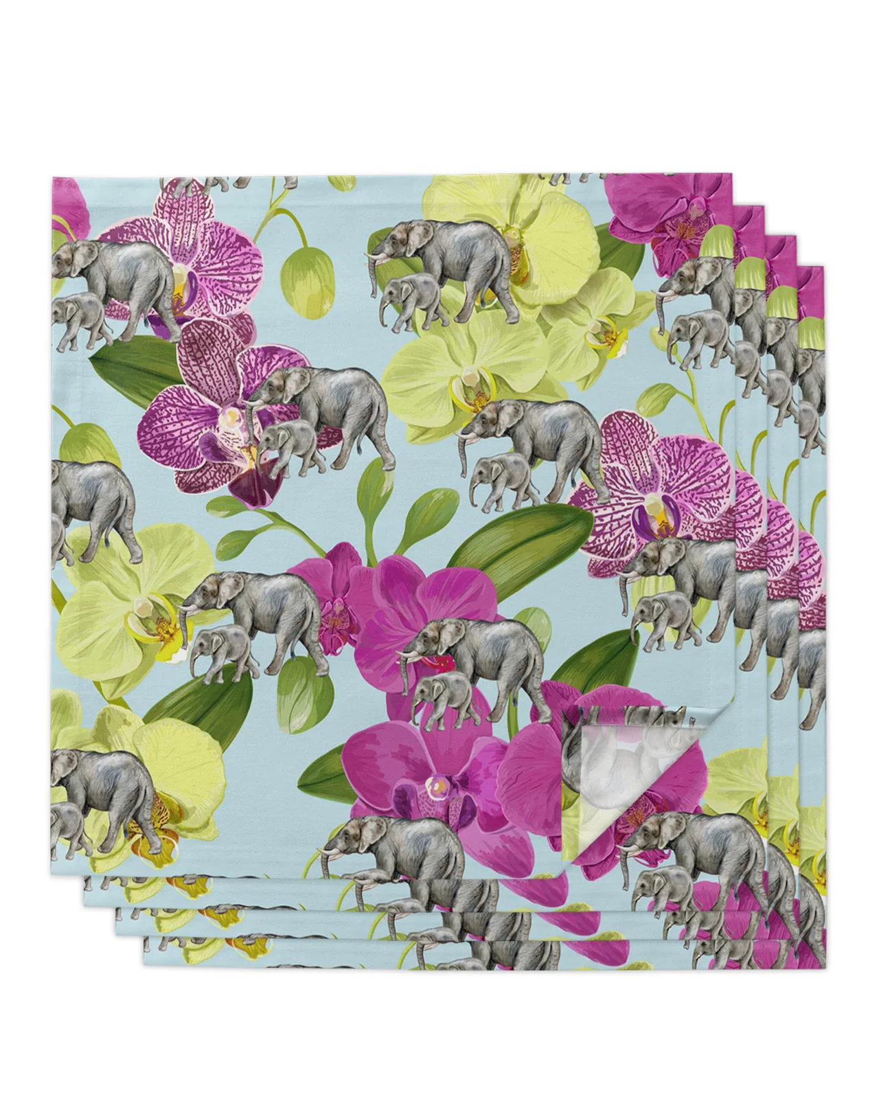 Plant Animal Elephant Flower 4/6/8pcs Cloth Napkin Table Decor Dinner Towel for Kitchen Plates Mat Wedding Party Decoration
Plant Animal Elephant Flower 4/6/8pcs Cloth Napkin Table Decor Dinner Towel for Kitchen Plates Mat Wedding Party Decoration