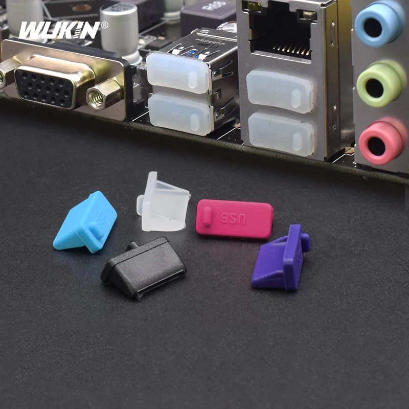 Silicone Standard USB2.0 Data Anti-dust Plugs Universal USB3.0 Female Dust Plug Notebook Computer Interface Waterproof Cover
Silicone Standard USB2.0 Data Anti-dust Plugs Universal USB3.0 Female Dust Plug Notebook Computer Interface Waterproof Cover
