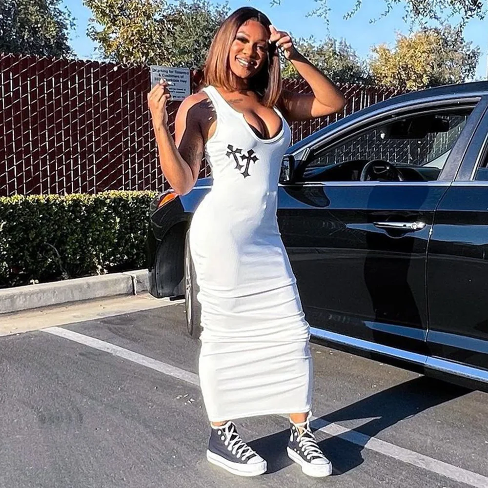 Xiktop 2023 Elegant Spring Solid Embroidery Pullover Maxi Dress for Women Sleeveless Tank Collars U Neck Streetwear Clothing
Xiktop 2023 Elegant Spring Solid Embroidery Pullover Maxi Dress for Women Sleeveless Tank Collars U Neck Streetwear Clothing