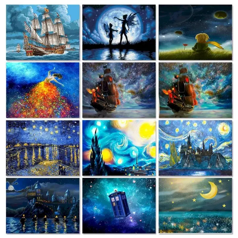 RUOPOTY Castle DIY Painting By Number Canvas Painting Wall Art Frame Acrylic Paints By Numbers Scenery For Living Room Decoratio
RUOPOTY Castle DIY Painting By Number Canvas Painting Wall Art Frame Acrylic Paints By Numbers Scenery For Living Room Decoratio