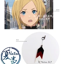 Anime Mushoku Tensei: Jobless Reincarnation Sara Metal Earrings Take Photo Props Accessories Cosplay Ear Clips Acrylic Copper