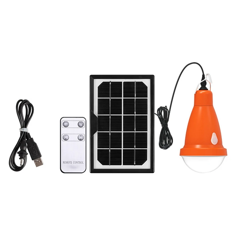 Outdoor Solar Light Bulb Emergency Energy Saving Camping Light Bulb With Hook+Remote Solar Lamp
Outdoor Solar Light Bulb Emergency Energy Saving Camping Light Bulb With Hook+Remote Solar Lamp