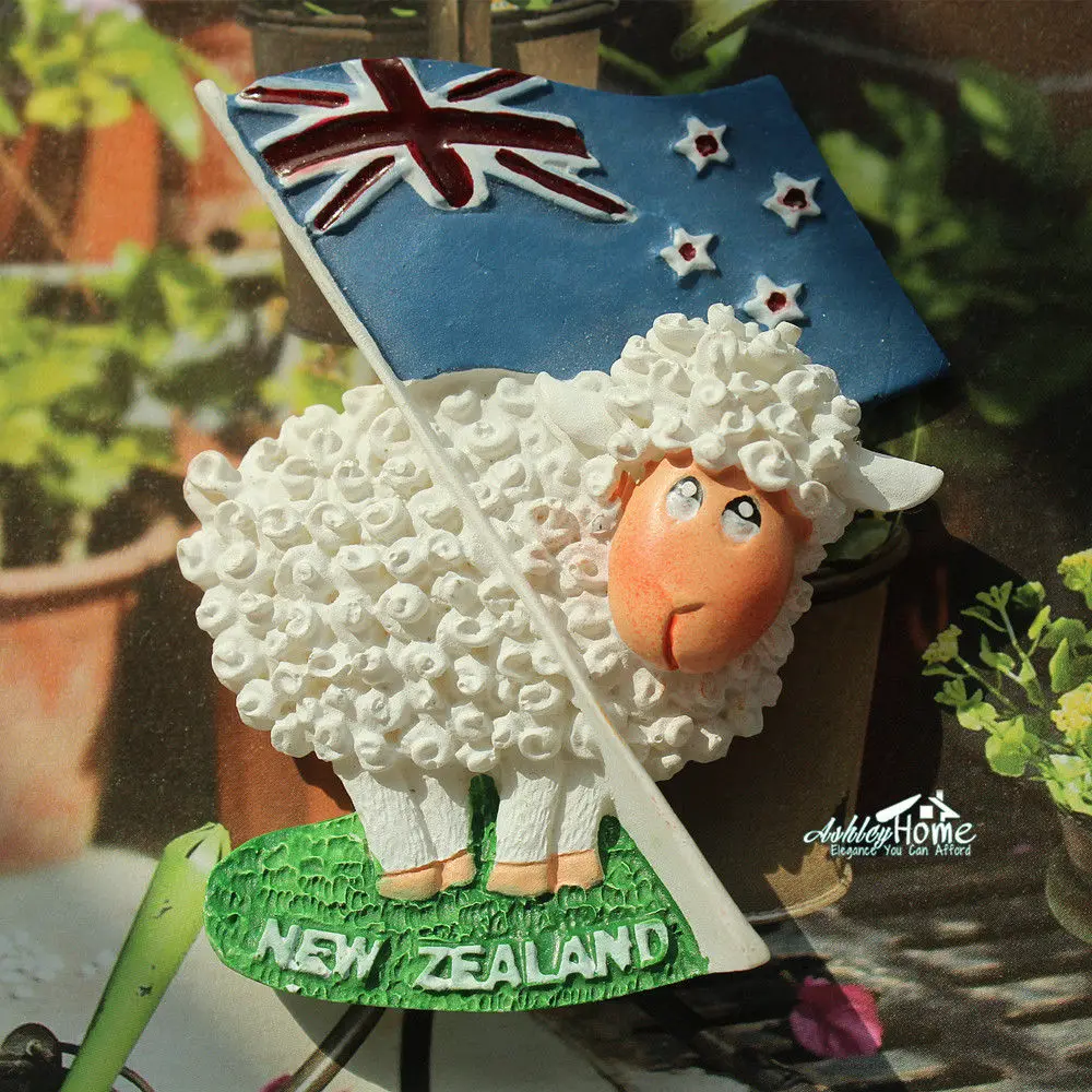 New Zealand Sheep Tourist Travel Souvenir 3D Resin Refrigerator Fridge Magnet Home Kitchen Decor
New Zealand Sheep Tourist Travel Souvenir 3D Resin Refrigerator Fridge Magnet Home Kitchen Decor