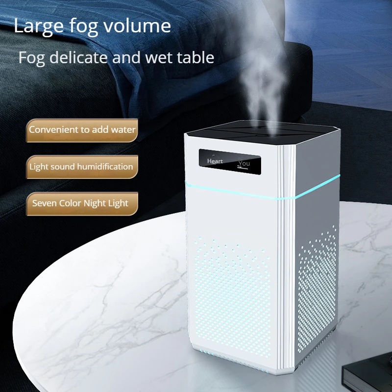 Home Appliance portable air purifiers Fragrance diffuser large capacity humidifier desktop double nozzle heavy fog spray mute
Home Appliance portable air purifiers Fragrance diffuser large capacity humidifier desktop double nozzle heavy fog spray mute