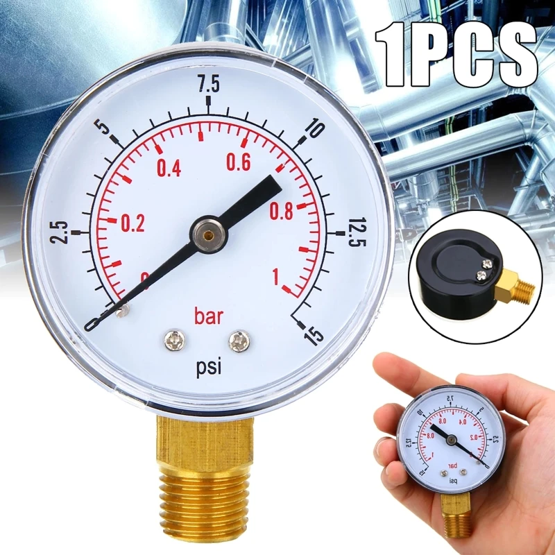 Upgraded Pressure Gauge 50mm Low Pressure Gauge Dual Scale Pressure Gauge 1/4" BSPT Thread for Fuel Air Oil Water Gas
Upgraded Pressure Gauge 50mm Low Pressure Gauge Dual Scale Pressure Gauge 1/4" BSPT Thread for Fuel Air Oil Water Gas
