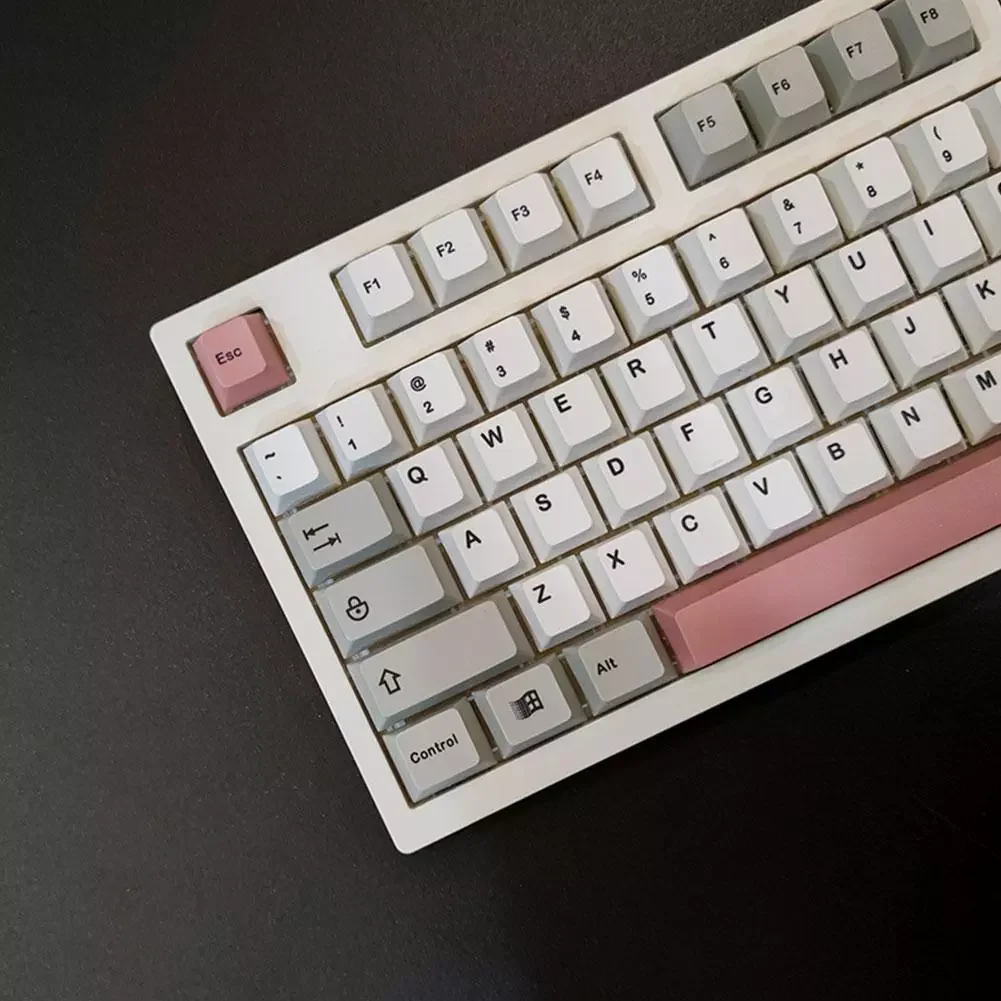 134 Keys/set Keycaps PBT RetroGray White Dye Sublimation Keys Caps For MX Switch Mechanical 9009 Keyboard QX XDA Profile
134 Keys/set Keycaps PBT RetroGray White Dye Sublimation Keys Caps For MX Switch Mechanical 9009 Keyboard QX XDA Profile