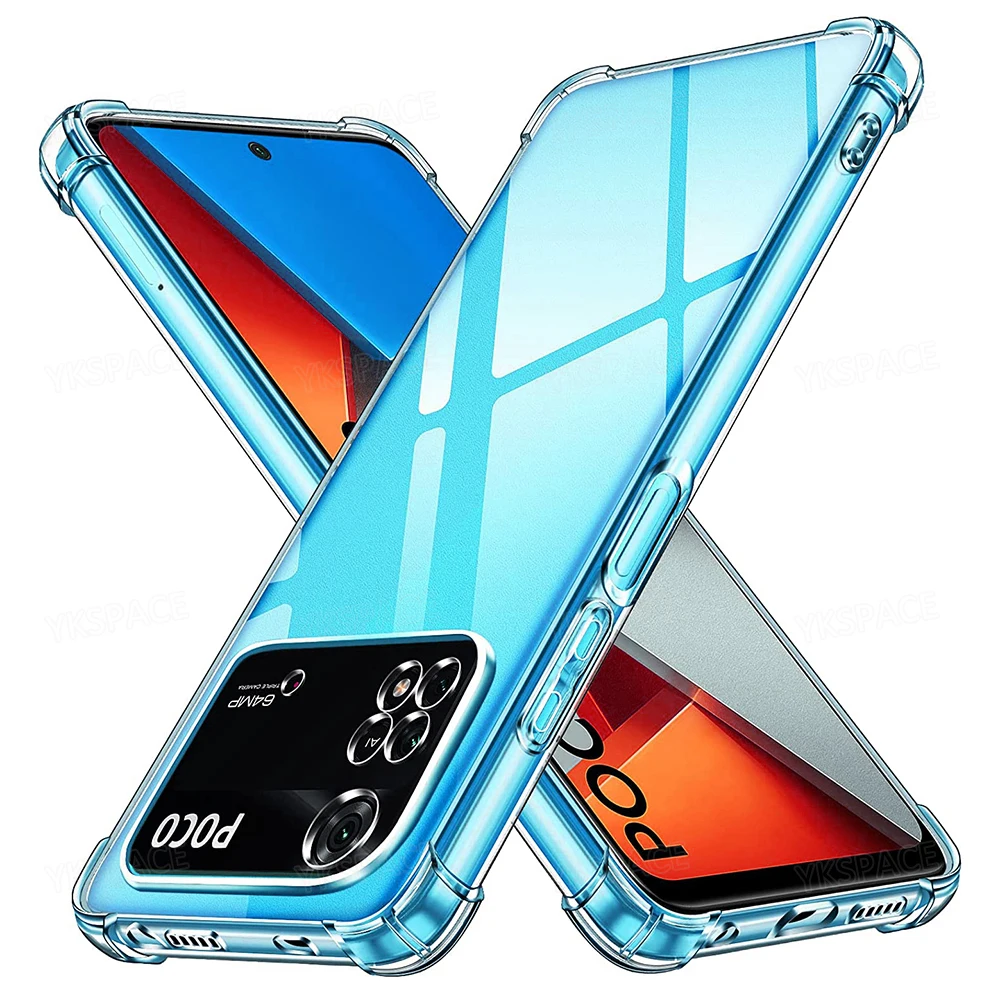 Airbag Transparent Silicone Phone Case For Xiaomi Mi POCO X2 X3 NFC M2 M3 M4 F2 F3 Pro F4 GT C3 C40 Soft Shockproof TPU Cover
Airbag Transparent Silicone Phone Case For Xiaomi Mi POCO X2 X3 NFC M2 M3 M4 F2 F3 Pro F4 GT C3 C40 Soft Shockproof TPU Cover