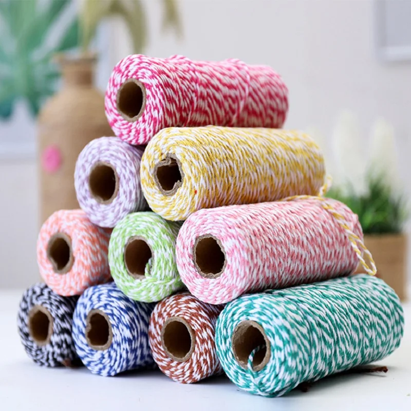 100m/roll 1.5mm Cotton Cords 2 Line Twisted Cotton Rope Hang Tags String Gift Bags Wrapping Ribbon Cord Twine Garment DIY Crafts
100m/roll 1.5mm Cotton Cords 2 Line Twisted Cotton Rope Hang Tags String Gift Bags Wrapping Ribbon Cord Twine Garment DIY Crafts