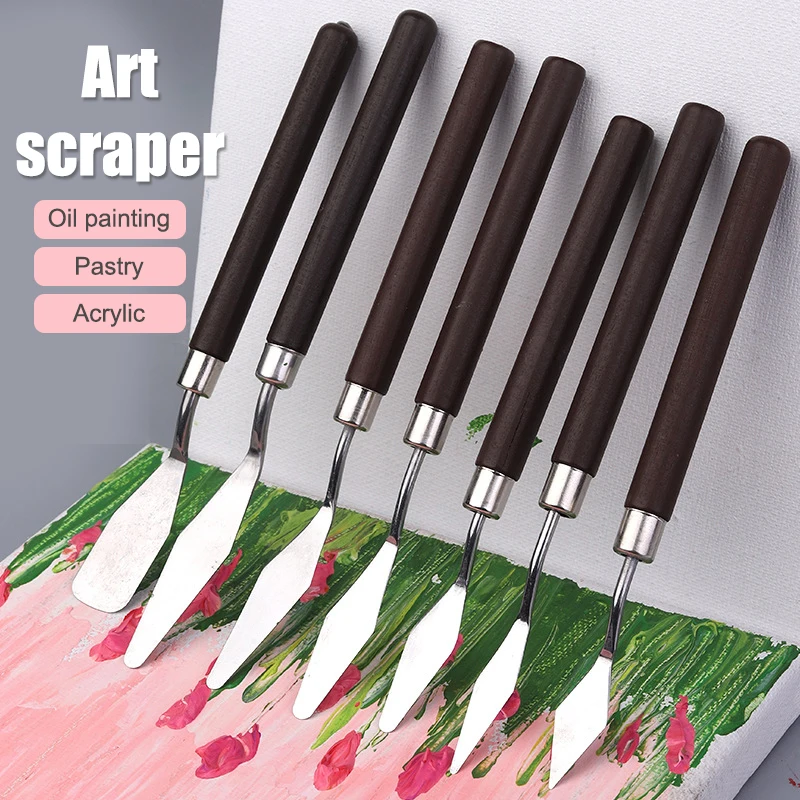 Mahogany Handle Stainless Steel Spatula Kit Palette Gouache Supplies for Oil Painting Knife Fine Arts Painting Tool Set
Mahogany Handle Stainless Steel Spatula Kit Palette Gouache Supplies for Oil Painting Knife Fine Arts Painting Tool Set