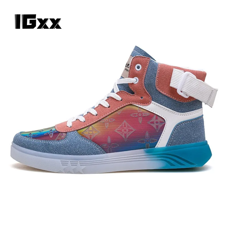 IGxx Men's ins Punk high-top street sneakers Men fashion high boot new casual for men hot sale high-top boots Stretch Fabric
IGxx Men's ins Punk high-top street sneakers Men fashion high boot new casual for men hot sale high-top boots Stretch Fabric