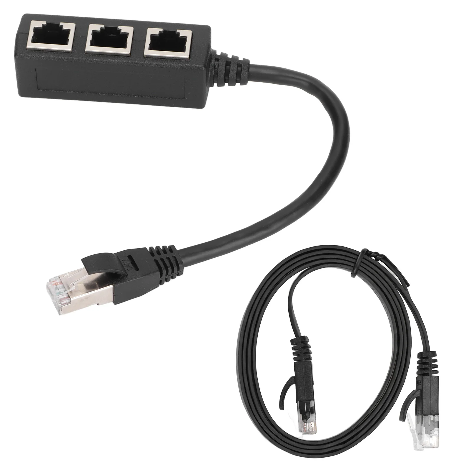RJ45 Ethernet Adapter Cable Extension Function 1 to 3 Port Excellent Connection Splitter Adapter with 1m Cable for Home
RJ45 Ethernet Adapter Cable Extension Function 1 to 3 Port Excellent Connection Splitter Adapter with 1m Cable for Home