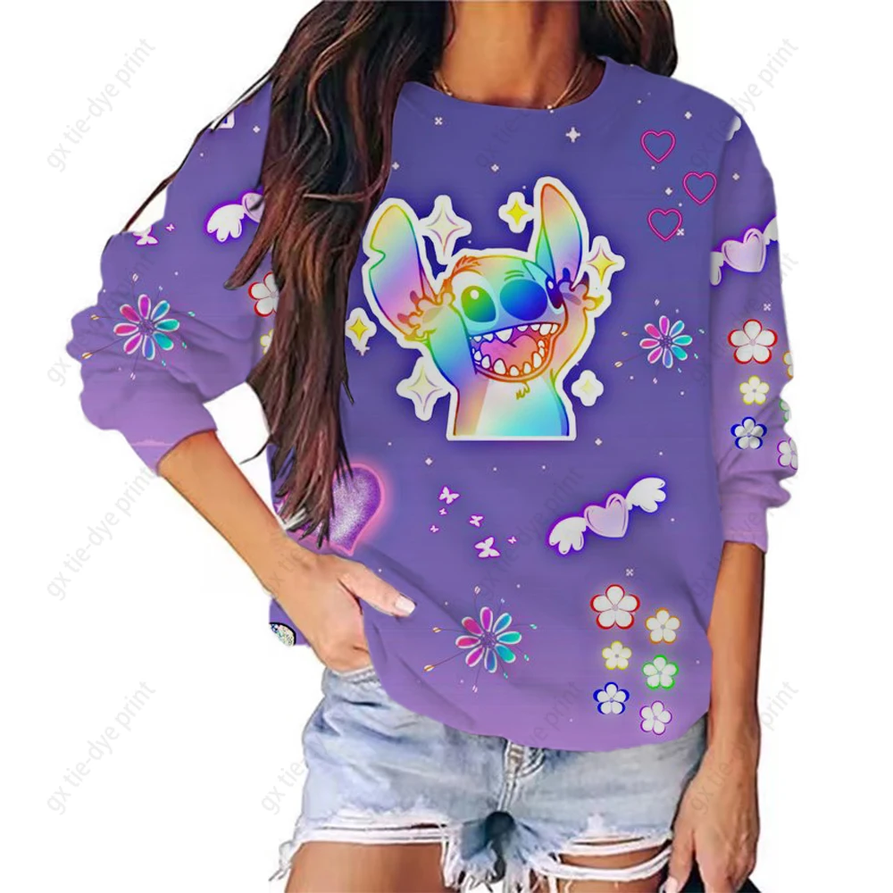 2023 New Disney Cartoon Sparkling Stitch Prints Sweatshirt Women's Autumn Sweater Women's 90s Costume Anime
2023 New Disney Cartoon Sparkling Stitch Prints Sweatshirt Women's Autumn Sweater Women's 90s Costume Anime