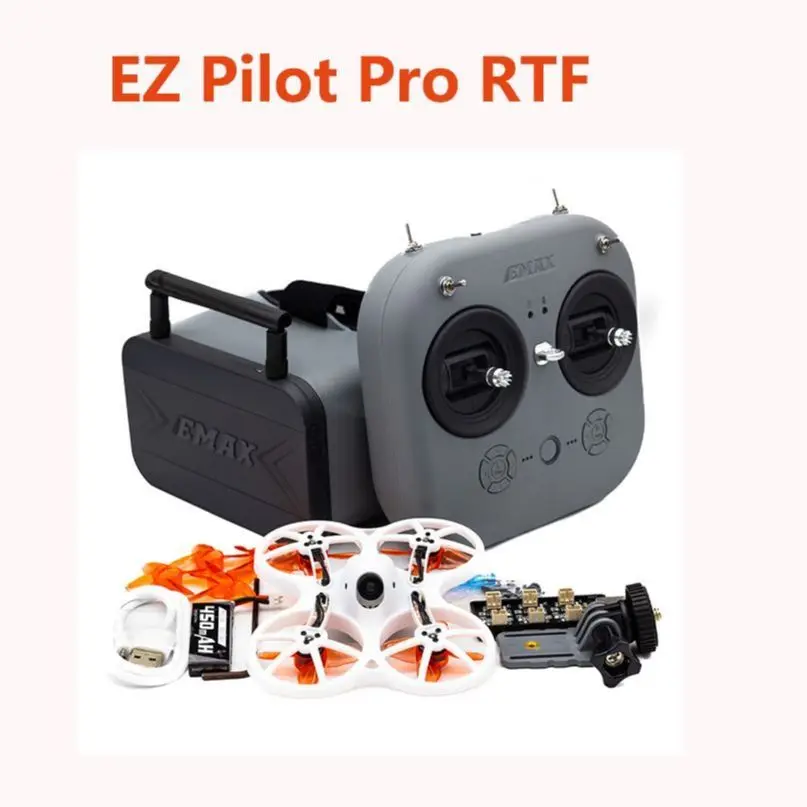 Emax EZ Pilot Pro Beginner FPV Drone 80mm 3 inch Indoor FPV Racing Quadcopter RTF With E8 Transmitter Transporter 2 Goggles
Emax EZ Pilot Pro Beginner FPV Drone 80mm 3 inch Indoor FPV Racing Quadcopter RTF With E8 Transmitter Transporter 2 Goggles