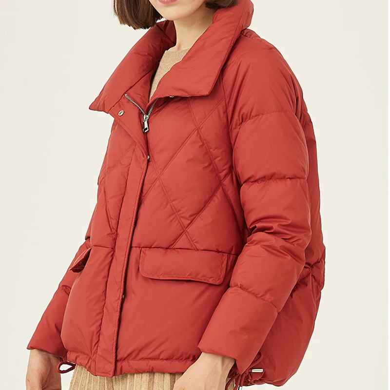 Ailegogo Stand Collar Loose Thick Warm Women Short Down Coat Winter Female 90% White Duck Down Parkas Black Lady Snow Outwear 
Ailegogo Stand Collar Loose Thick Warm Women Short Down Coat Winter Female 90% White Duck Down Parkas Black Lady Snow Outwear