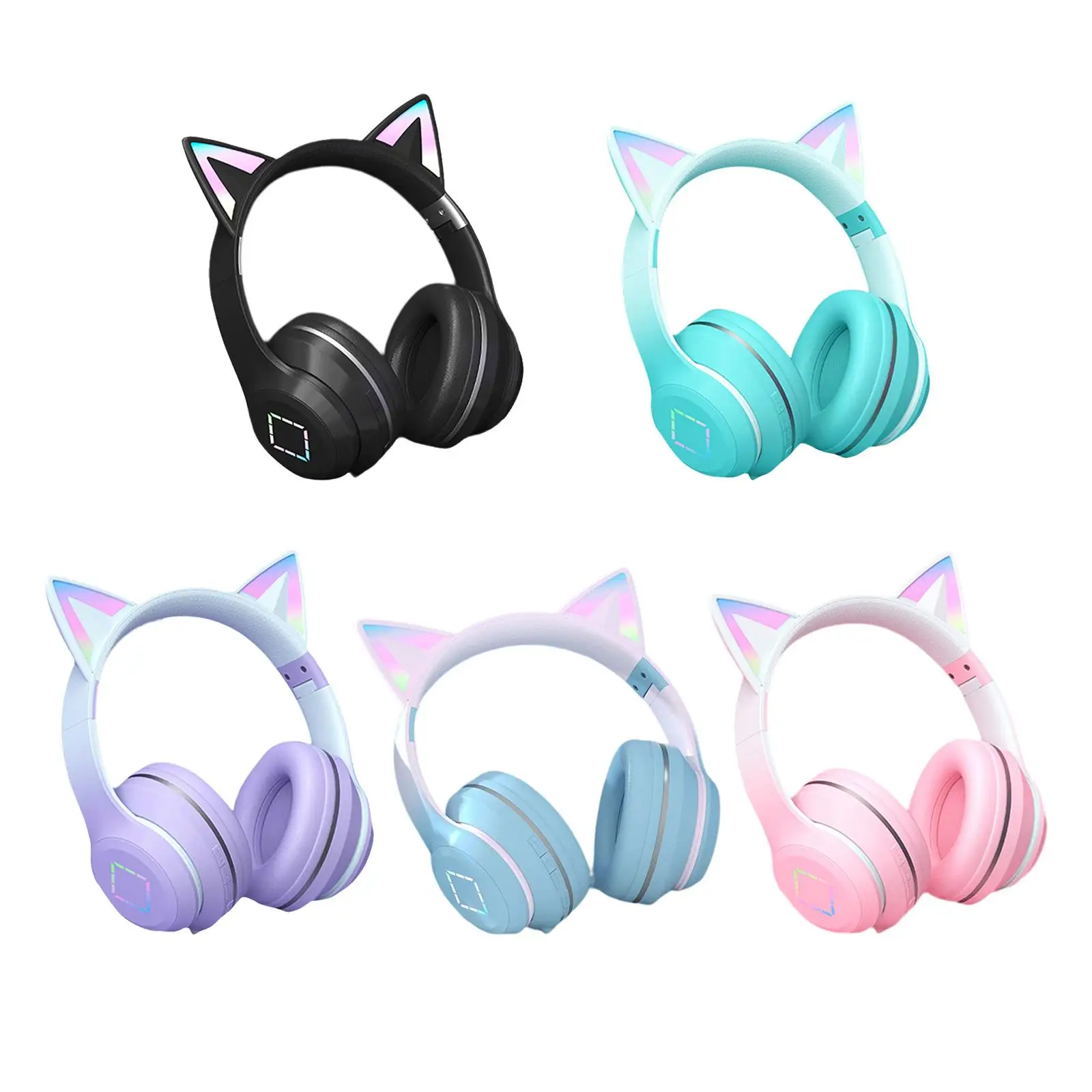 Cat Ear V5.1 Wired Headset RGB .5mm AUX Low Latency Lightweight for Computer
Cat Ear V5.1 Wired Headset RGB .5mm AUX Low Latency Lightweight for Computer