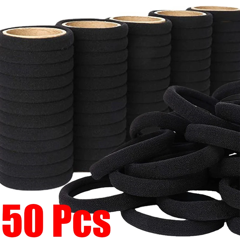 50/100Pcs High Elastic Rubber Bands Women Girls Black Hair Bands Ponytail Holder Ties Scrunchies Kids Hairband Hair Accessories
50/100Pcs High Elastic Rubber Bands Women Girls Black Hair Bands Ponytail Holder Ties Scrunchies Kids Hairband Hair Accessories