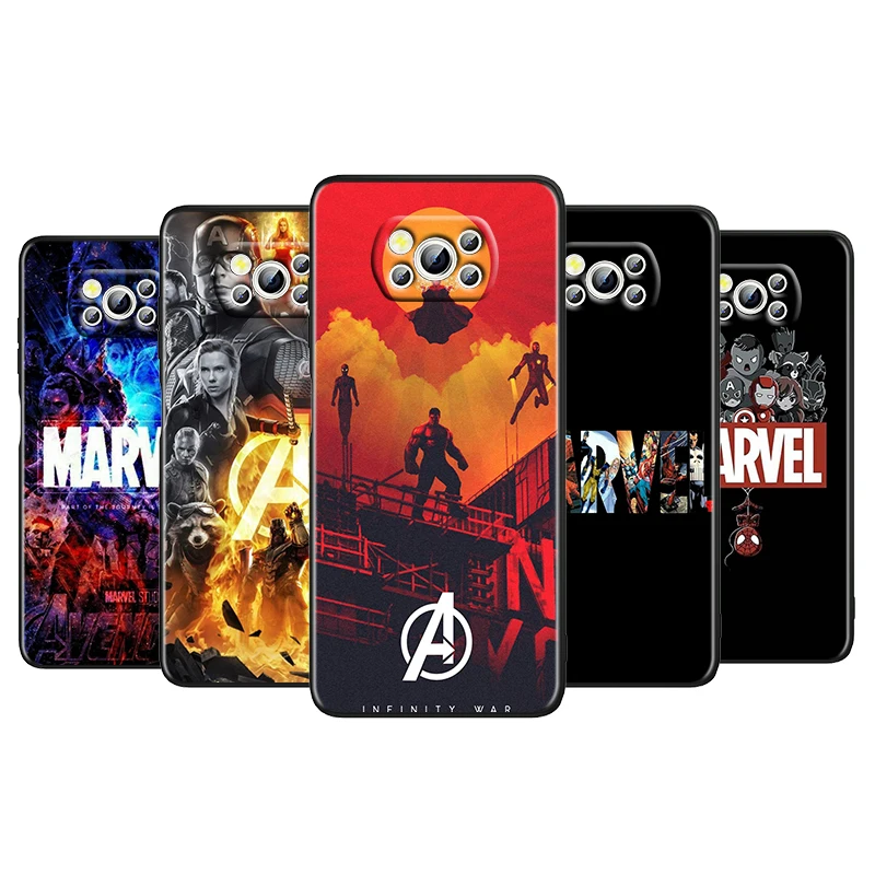Marvel Hero Logo Hot For Xiaomi Poco M4 X3 F3 GT NFC M3 C3 M2 F2 F1 X2 Pro Mi Play Soft Silicone Black Phone Case Coque Fundas
Marvel Hero Logo Hot For Xiaomi Poco M4 X3 F3 GT NFC M3 C3 M2 F2 F1 X2 Pro Mi Play Soft Silicone Black Phone Case Coque Fundas