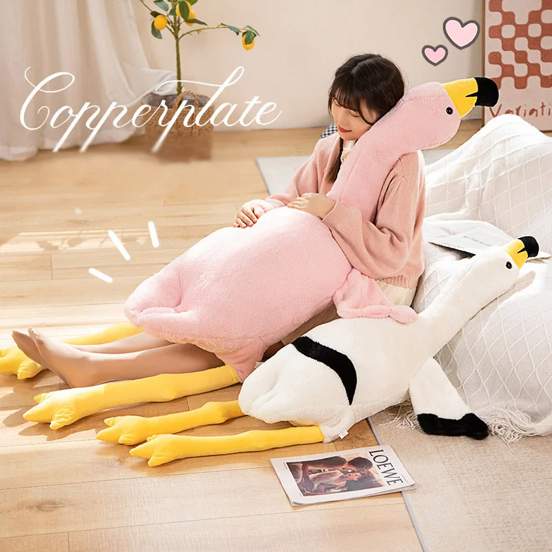 Мягкая плюшевая подушка в виде фламинго, 130/160 см
Мягкая плюшевая подушка в виде фламинго, 130/160 см