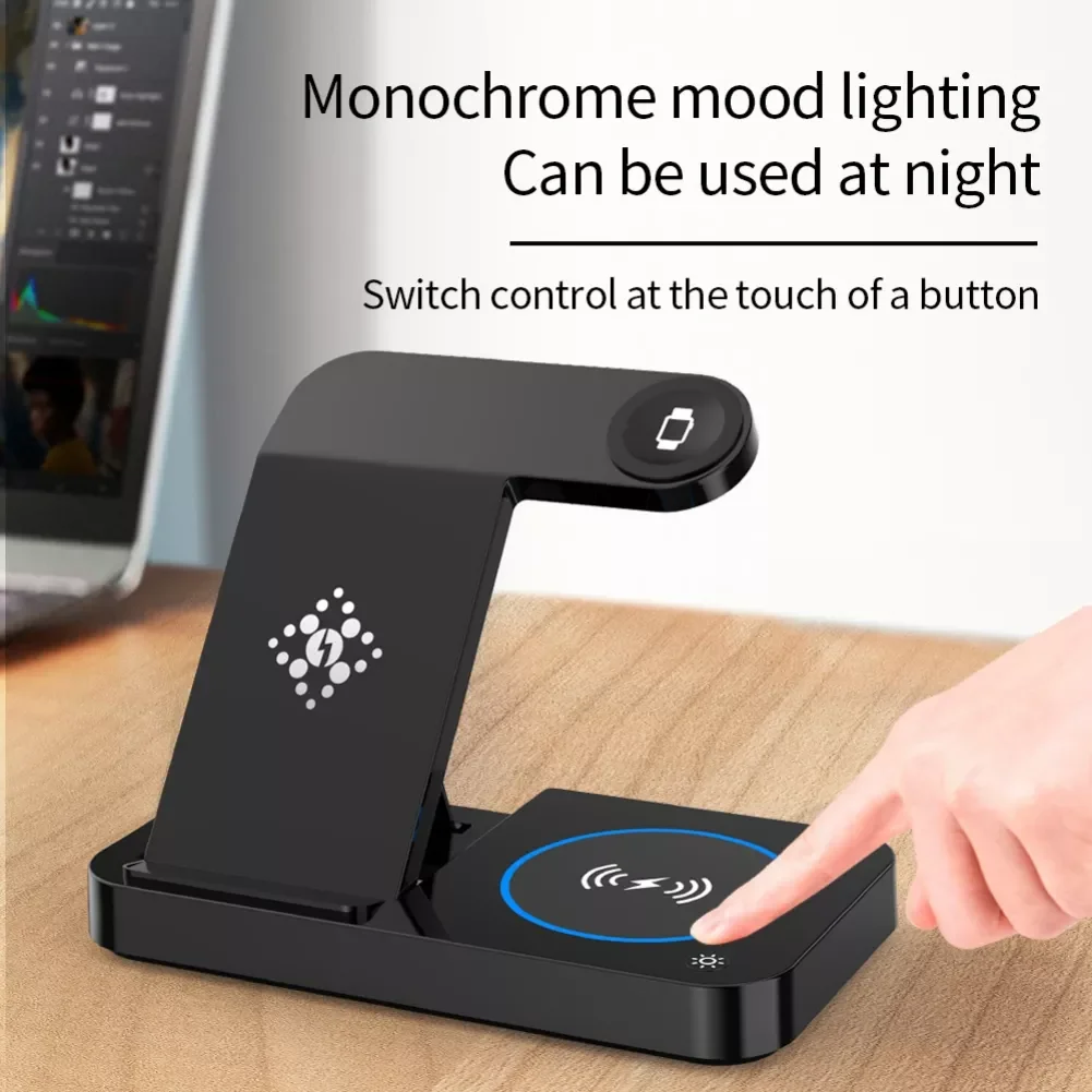 Foldable Wireless Charger 3 in 1 Charging Stand 13 Pro/13/12/11/Pro/XS/XR 15W Qi Wireless Type C Fast Charger
Foldable Wireless Charger 3 in 1 Charging Stand 13 Pro/13/12/11/Pro/XS/XR 15W Qi Wireless Type C Fast Charger