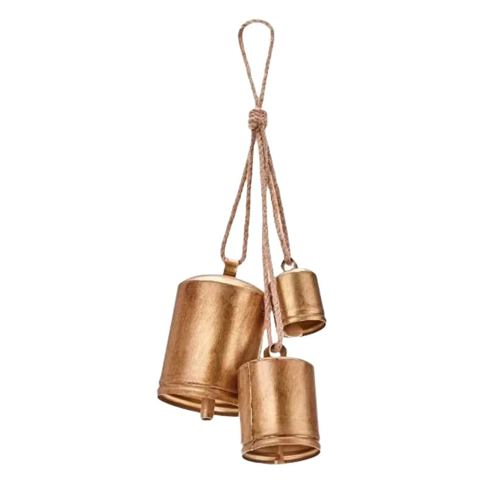 Wind Chimes Handcrafted Using Brass Old Traditional Rustic Look Cow Bells With Rope Hanging Gift Windchimes Garden Decoration
Wind Chimes Handcrafted Using Brass Old Traditional Rustic Look Cow Bells With Rope Hanging Gift Windchimes Garden Decoration