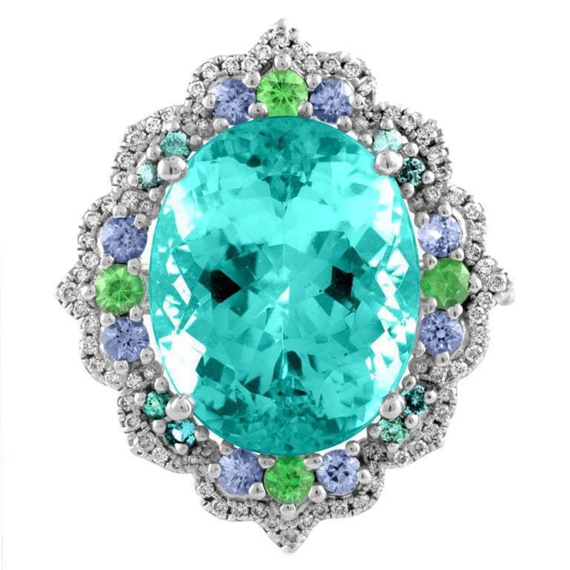 Flower Collection ! Exquisite Colorful Cubic Zircon Flower Engagement Ring For Women Party Jewelry Hand Accessories Size 6-10
Flower Collection ! Exquisite Colorful Cubic Zircon Flower Engagement Ring For Women Party Jewelry Hand Accessories Size 6-10